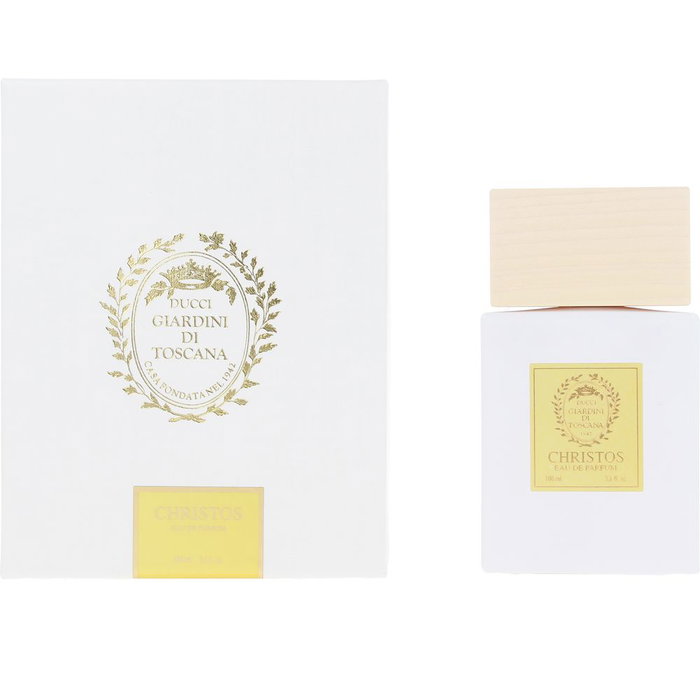 Giardini Di Toscana CHRISTOS - Eau de Parfum Vaporizador 100 ml - Fragancia Amaderada Ambarina con Notas de Incienso, Rosa y Pachulí