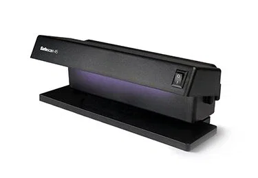 Safescan SAF45 Detector de Billetes Falsos - UV, 2 Lámparas, 6W, 220-240V, Negro