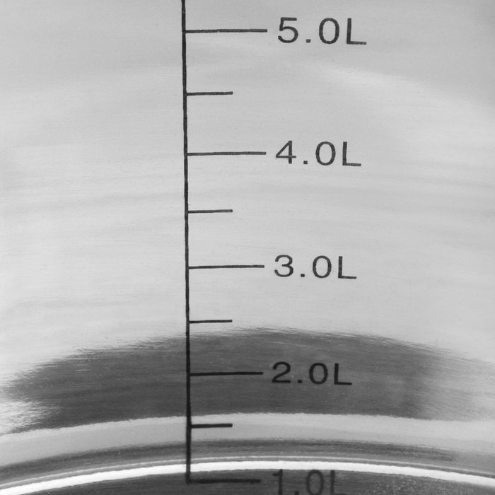 Day Olla Con Tapa de Vidrio 18 L Acero Inoxidable, Apta para Inducción, Diámetro 30 cm