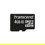 Transcend TS4GUSDC10 Tarjeta MicroSDHC de 4GB Clase 10 Velocidad 90MB/s