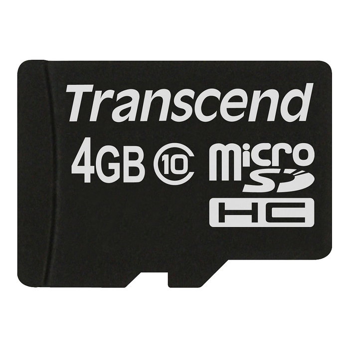 Transcend microSDHC Clase 10 4 GB TS4GUSDC10