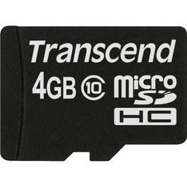 Transcend microSDHC 4GB Class 10 TS4GUSDC10