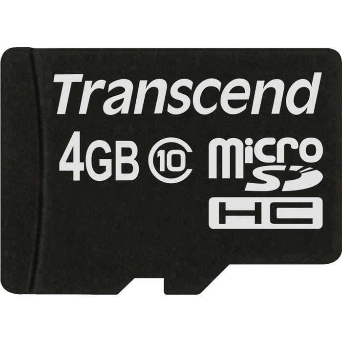Transcend microSDHC 4GB Class 10 TS4GUSDC10 Transcend microSDHC 4GB Class 10 TS4GUSDC10