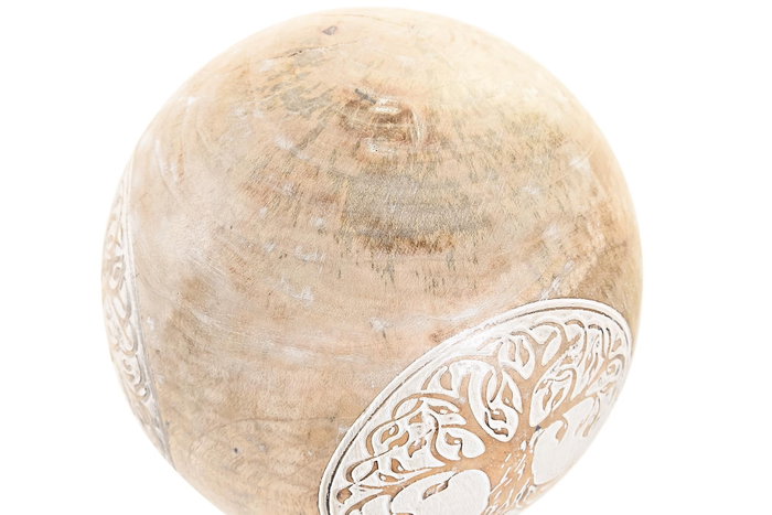 DKD Home Decor Bola de Decoración Mango Árbol de la Vida 13x13x13 cm DKD Home Decor Bola de Decoración Mango Árbol de la Vida 13x13x13 cm