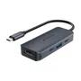 Hyper HyperDrive Next USB-C Hub 4 en 1, 4K 60Hz, 100W PD, Azul/Gris