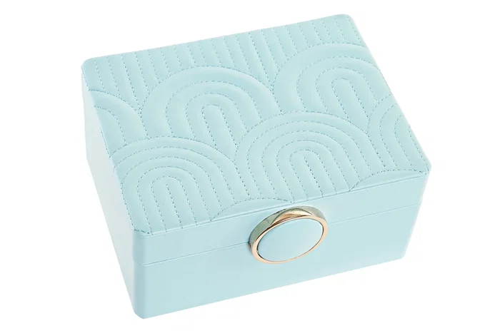 DKD Home Decor Joyero Glam Verde Menta 17 x 10 x 23 cm DKD Home Decor Joyero Glam Verde Menta 17 x 10 x 23 cm