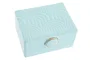 DKD Home Decor Joyero Glam Verde Menta 17 x 10 x 23 cm