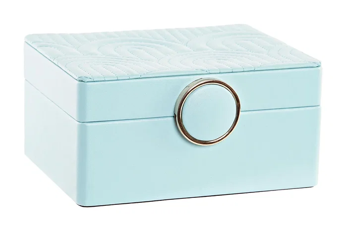 DKD Home Decor Joyero Glam Verde Menta 17 x 10 x 23 cm DKD Home Decor Joyero Glam Verde Menta 17 x 10 x 23 cm
