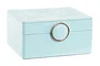 DKD Home Decor Joyero Glam Verde Menta 17 x 10 x 23 cm