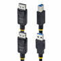StarTech.com Cable KVM DisplayPort y USB 3.2 Gen 1, 1,8 m, 4K 60Hz, Negro