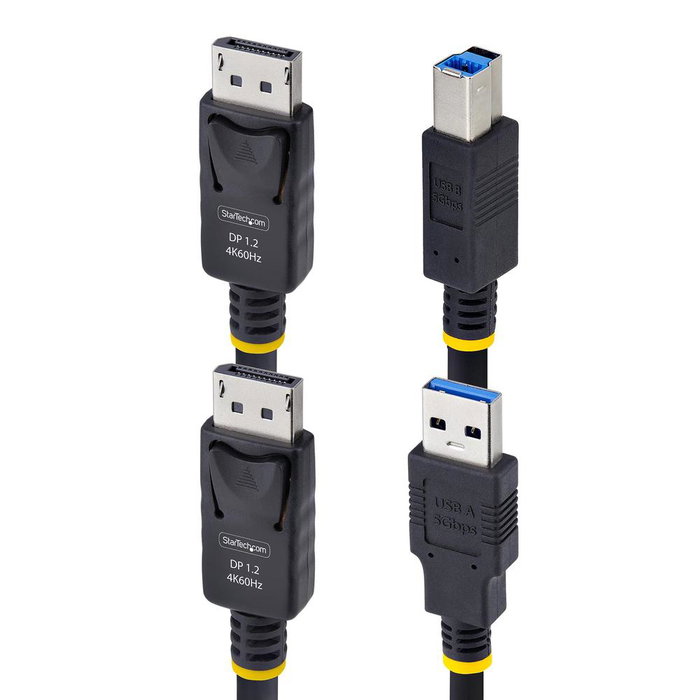 Startech Cable KVM DisplayPort y USB 3.0 5Gbps 1.8m