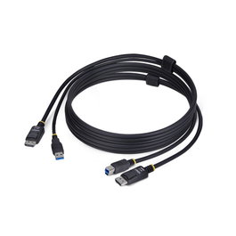 Startech Cable KVM DisplayPort y USB 3.0 5Gbps 1.8m