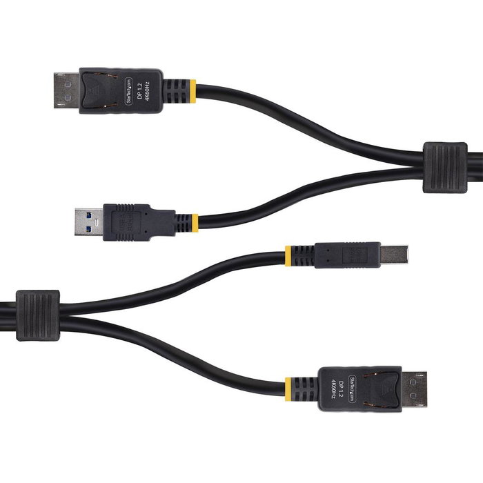 Startech Cable KVM DisplayPort y USB 3.0 5Gbps 1.8m