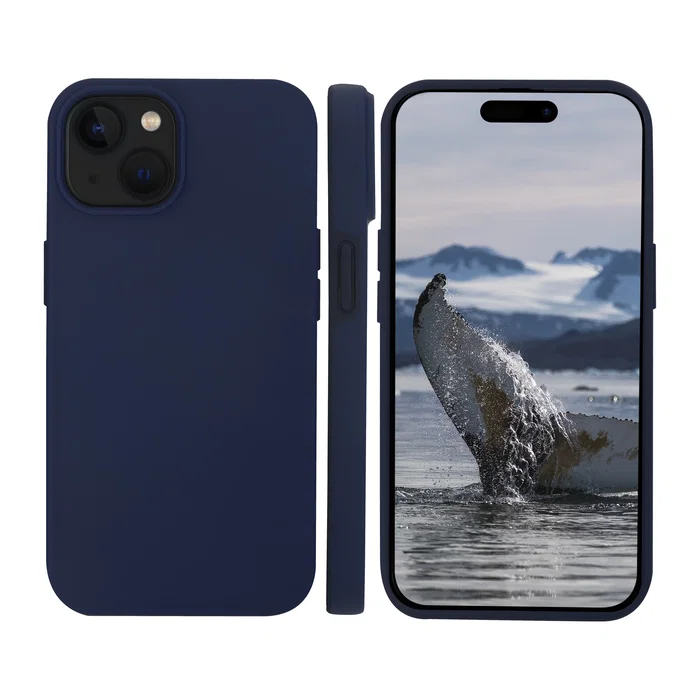 Dbramante1928 Iceland Ultra D3O MS Funda para iPhone 15 Plus, Azul, Resistente al Polvo y Rayones