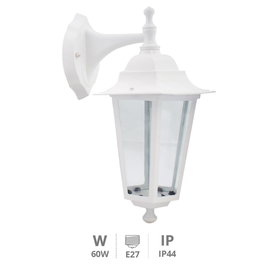 GSC Evolution Farol de jardín brazo arriba Serie Alma E27 Blanco