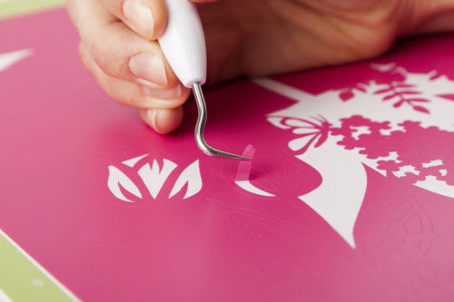 Cricut 2004233 Desmalezadora, 5 Piezas, Color Blanco