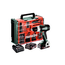 Metabo Taladro Percusion SB 18 L 18V 2X2Ah Con Escobillas + 78 Accesorios