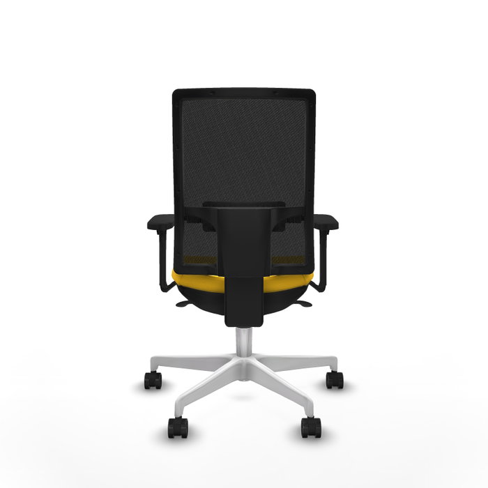 PIQUERAS Y CRESPO Silla de oficina Horna con mecanismo Sincro, Amarillo y Negro PIQUERAS Y CRESPO Silla de oficina Horna con mecanismo Sincro, Amarillo y Negro