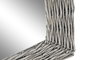 DKD Home Decor Espejo de Mimbre Trenzado Gris