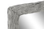 DKD Home Decor Espejo de Mimbre Trenzado Gris