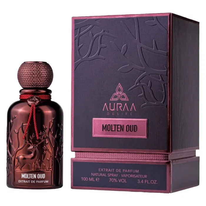 Auraa Desire Molten Oud Extracto de perfume para hombres