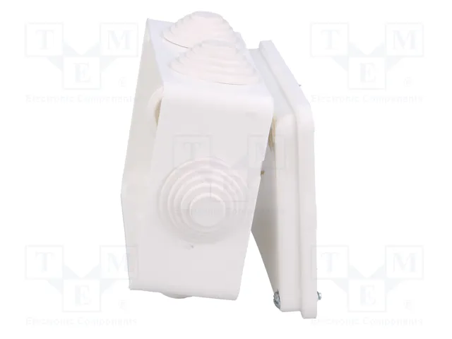 ELEKTRO-PLAST NASIELSK EP-LUX Caja de conexiones blanca con diafragmas ELEKTRO-PLAST NASIELSK EP-LUX Caja de conexiones blanca con diafragmas