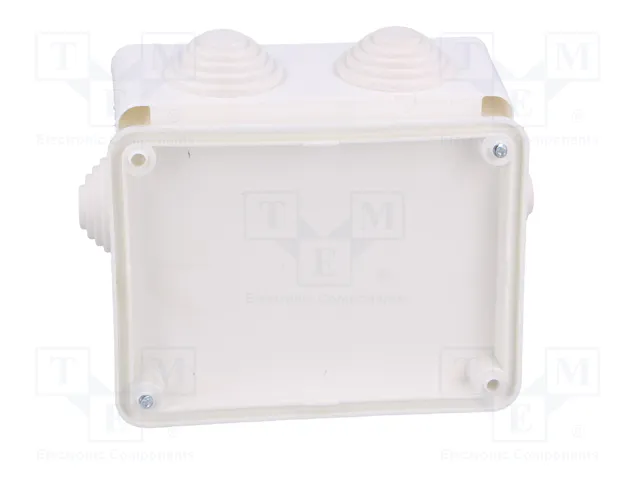 ELEKTRO-PLAST NASIELSK EP-LUX Caja de conexiones blanca con diafragmas ELEKTRO-PLAST NASIELSK EP-LUX Caja de conexiones blanca con diafragmas
