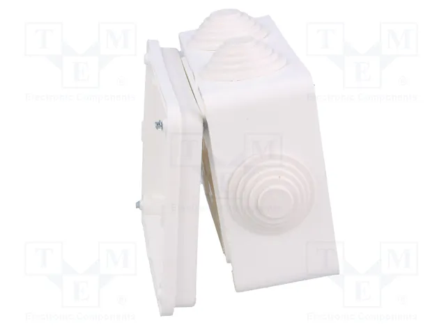 ELEKTRO-PLAST NASIELSK EP-LUX Caja de conexiones blanca con diafragmas ELEKTRO-PLAST NASIELSK EP-LUX Caja de conexiones blanca con diafragmas