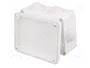 ELEKTRO-PLAST NASIELSK EP-LUX Caja de conexiones blanca con diafragmas