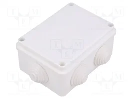 ELEKTRO-PLAST NASIELSK EP-LUX Caja de conexiones blanca con diafragmas