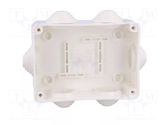ELEKTRO-PLAST NASIELSK EP-LUX Caja de conexiones blanca con diafragmas ELEKTRO-PLAST NASIELSK EP-LUX Caja de conexiones blanca con diafragmas