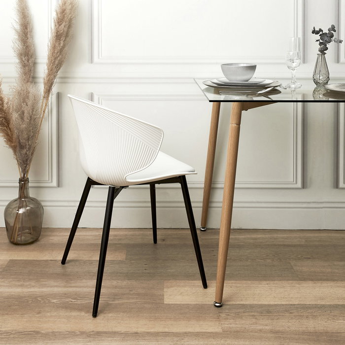 Home Deco Factory Silla Blanca Brighton