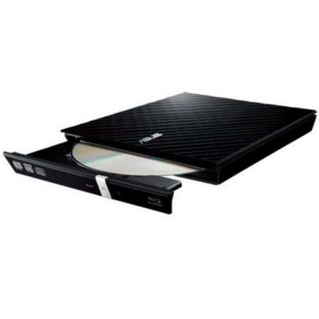Asus SDRW-08D2S-U Lite Grabadora Externa CD/DVD Negra USB 2.0 M-DISC Mac/Windows