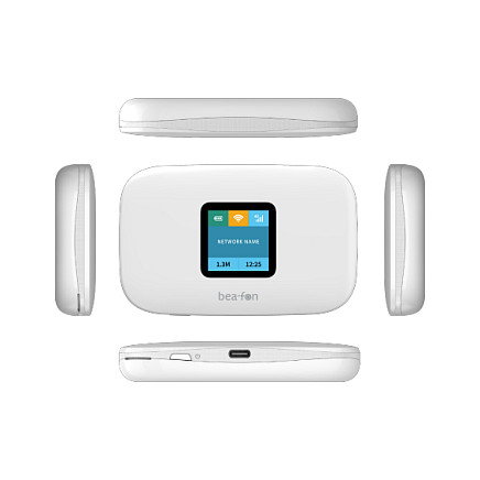 Bea-fon MR2 Enrutador Portátil 4G LTE, Wi-Fi 4 (802.11n) 150 Mbps, Banda Única 2.4 GHz, Blanco, Batería 3000 mAh Bea-fon MR2 Enrutador Portátil 4G LTE, Wi-Fi 4 (802.11n) 150 Mbps, Banda Única 2.4 GHz, Blanco, Batería 3000 mAh