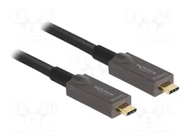 DeLOCK Cable Óptico Activo USB-C a USB-C 4K Vídeo + Datos + PD 8 m