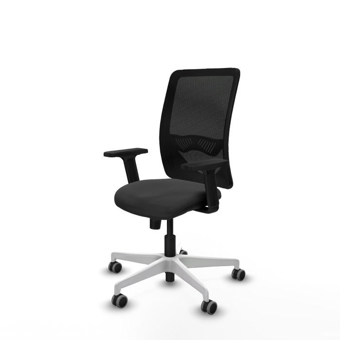 PIQUERAS Y CRESPO Silla de oficina Zulema Gris oscuro/Negro