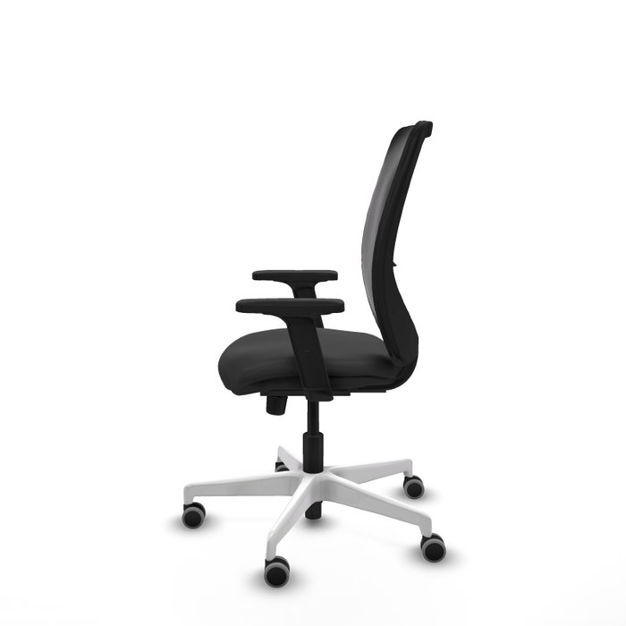 PIQUERAS Y CRESPO Silla de oficina Zulema Gris oscuro/Negro