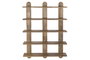 DKD Home Decor Estantería de Pared Mango 71,5x19x100 cm con 5 Estantes