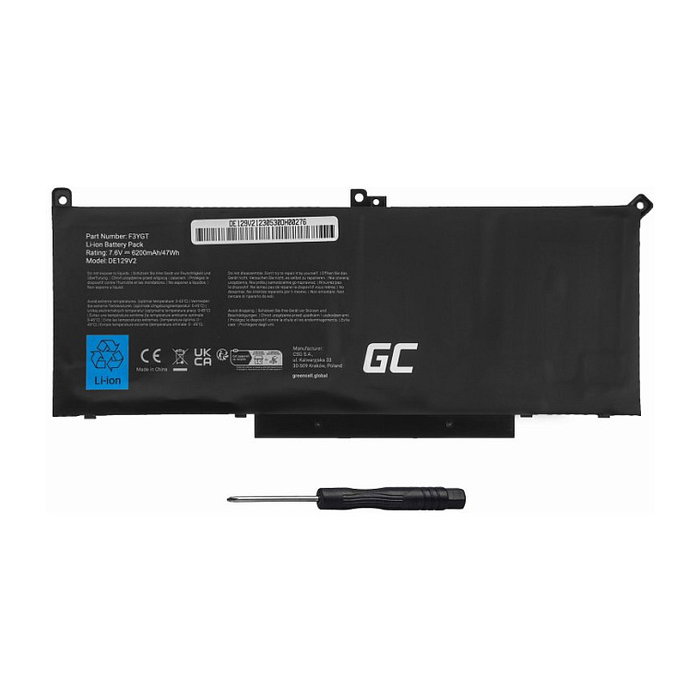 Green Cell DE129V2 Batería para DELL Latitude 7280 7290 7380 7390 7480 7490