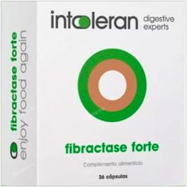 INTOLERAN Fibractase Forte 36 Cápsulas con Alfa Galactosidasa