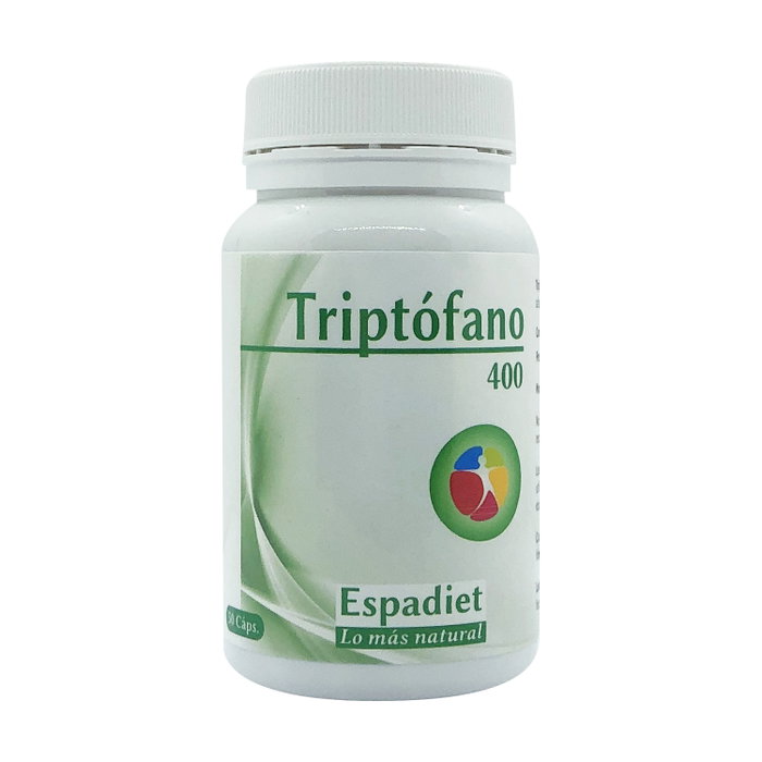 Espadiet Triptófano 400 mg 50 Cápsulas Complemento Alimenticio L-Triptófano Espadiet Triptófano 400 mg 50 Cápsulas Complemento Alimenticio L-Triptófano