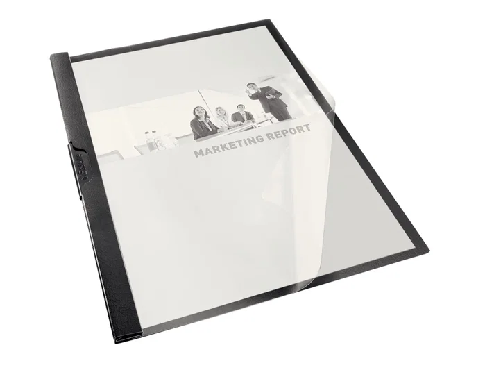 Esselte Carpeta dossier pinza lateral DIN A4 negro capacidad 60 hojas Esselte Carpeta dossier pinza lateral DIN A4 negro capacidad 60 hojas