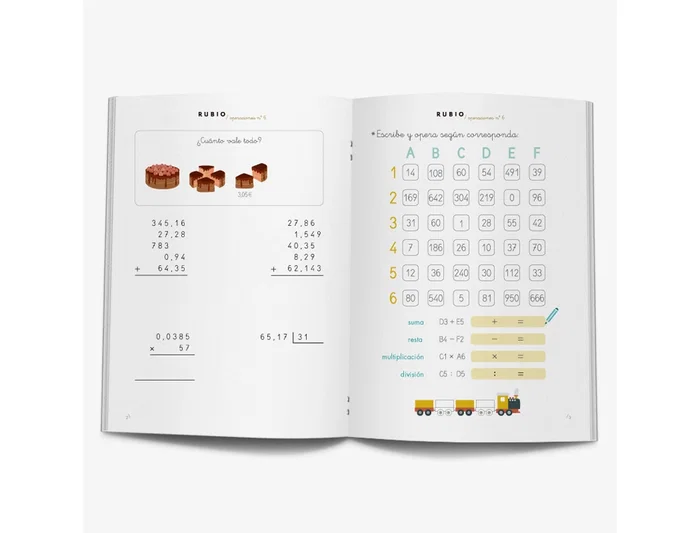 Rubio Cuaderno de problemas nº 6 para desarrollo intelectual y complemento educativo