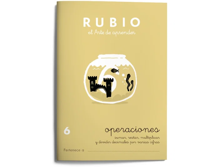Rubio Cuaderno de problemas nº 6 para desarrollo intelectual y complemento educativo