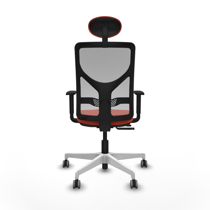 PIQUERAS Y CRESPO Silla de oficina Motilla con mecanismo Sincro/Traslack, Naranja oscuro y Gris PIQUERAS Y CRESPO Silla de oficina Motilla con mecanismo Sincro/Traslack, Naranja oscuro y Gris