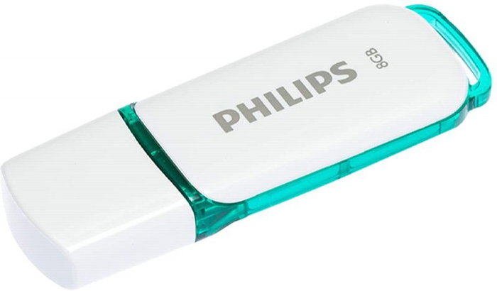PHILIPS Pendrive 8GB Snow USB 2.0 - Memoria Flash USB