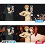 ABYstyle Taza Térmica de Cerámica Chainsaw Man 460ml, Cambia de Diseño con Calor, Denji & Aki, Licencia Oficial, Incluye Caja