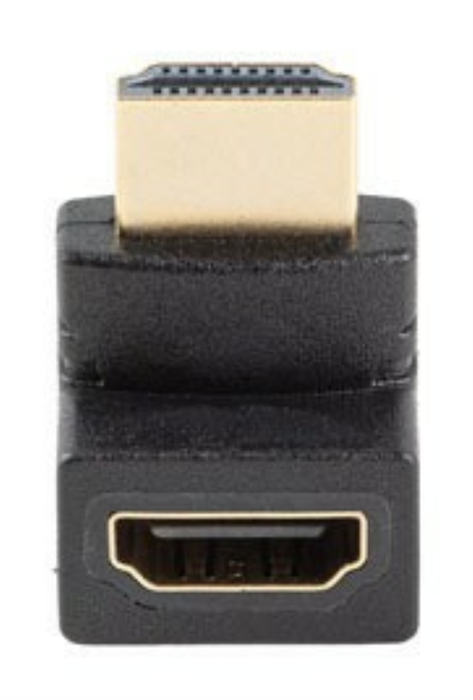 Lanberg Adaptador HDMI 4K Macho-Hembra Ángulo Arriba Negro Lanberg Adaptador HDMI 4K Macho-Hembra Ángulo Arriba Negro