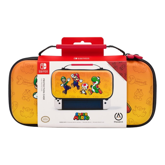 Power A Estuche Protector Compacto Mario and Friends para Nintendo Switch, OLED y Lite