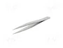 LINDSTRÖM Pinza de precisión rectos 90mm